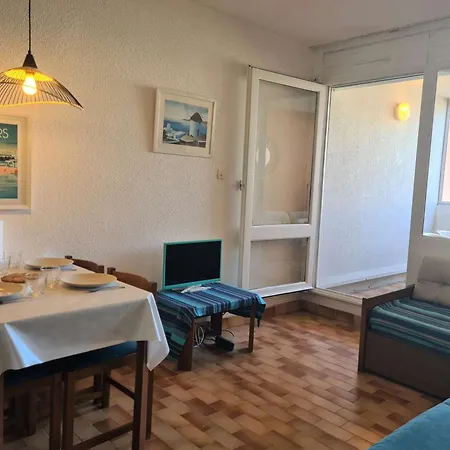 Cabine, Piscine, Parking Prive, Proche Et Port - Cap D'agde - Fr-1-249-412 아파트 아그