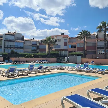 Cabine, Piscine, Parking Prive, Proche Et Port - Cap D'agde - Fr-1-249-412 아파트